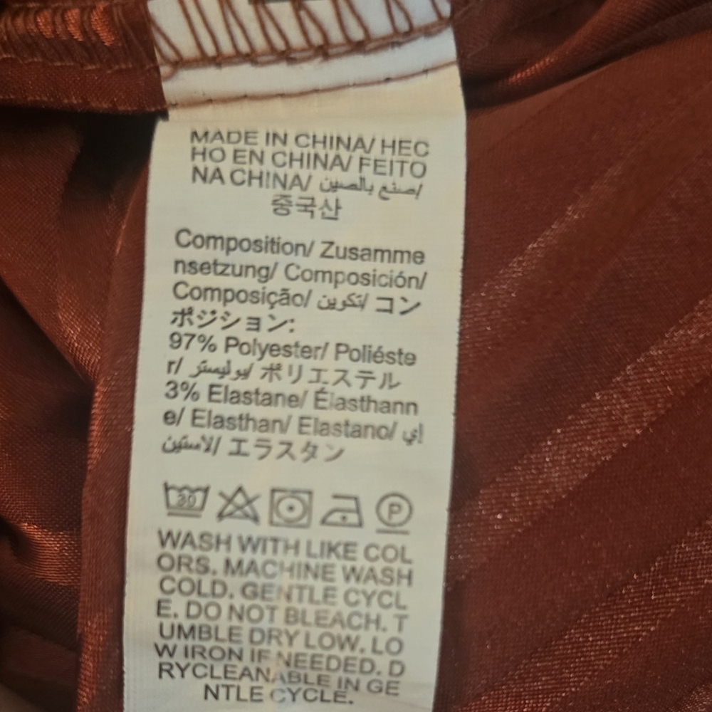 Satin Pajama Loungewear Sleepwear Top Sleep Shirt Button Front Small - Picture 3 of 3